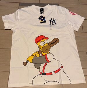 New York Yankees The Simpsons New Era Homer T-Shirt Size XL Wonderbat